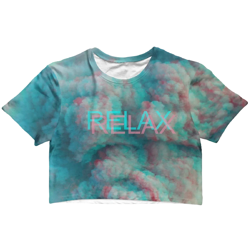 Break Fashion Norms Relax Crop Tee